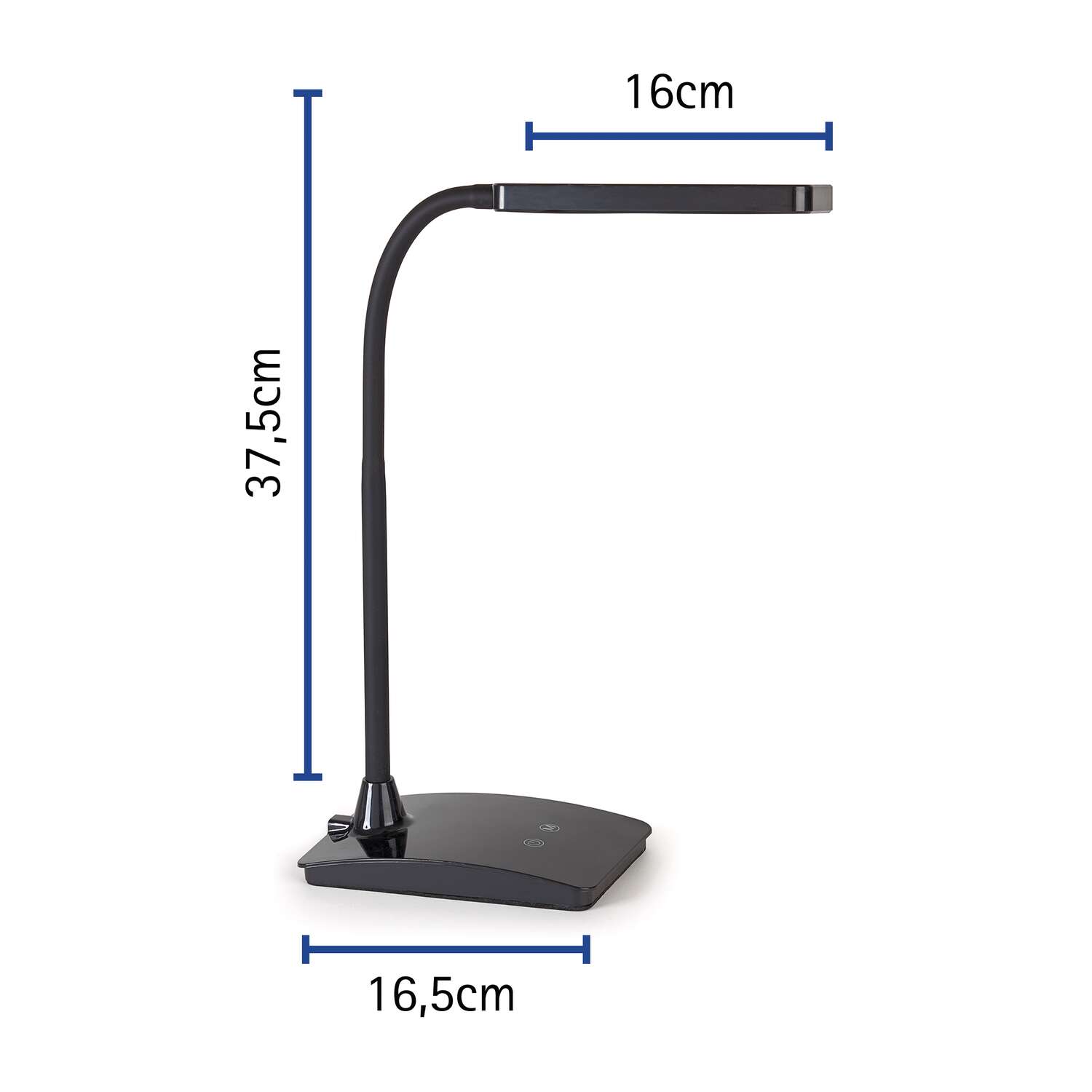 Luminaire de bureau LED  MAULpearly colour vario, réglable