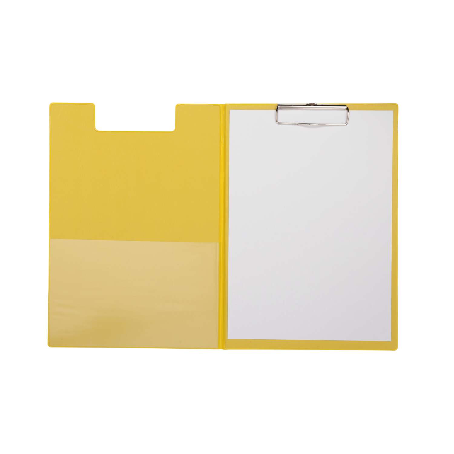 A4 clipboard folder with plastic coating