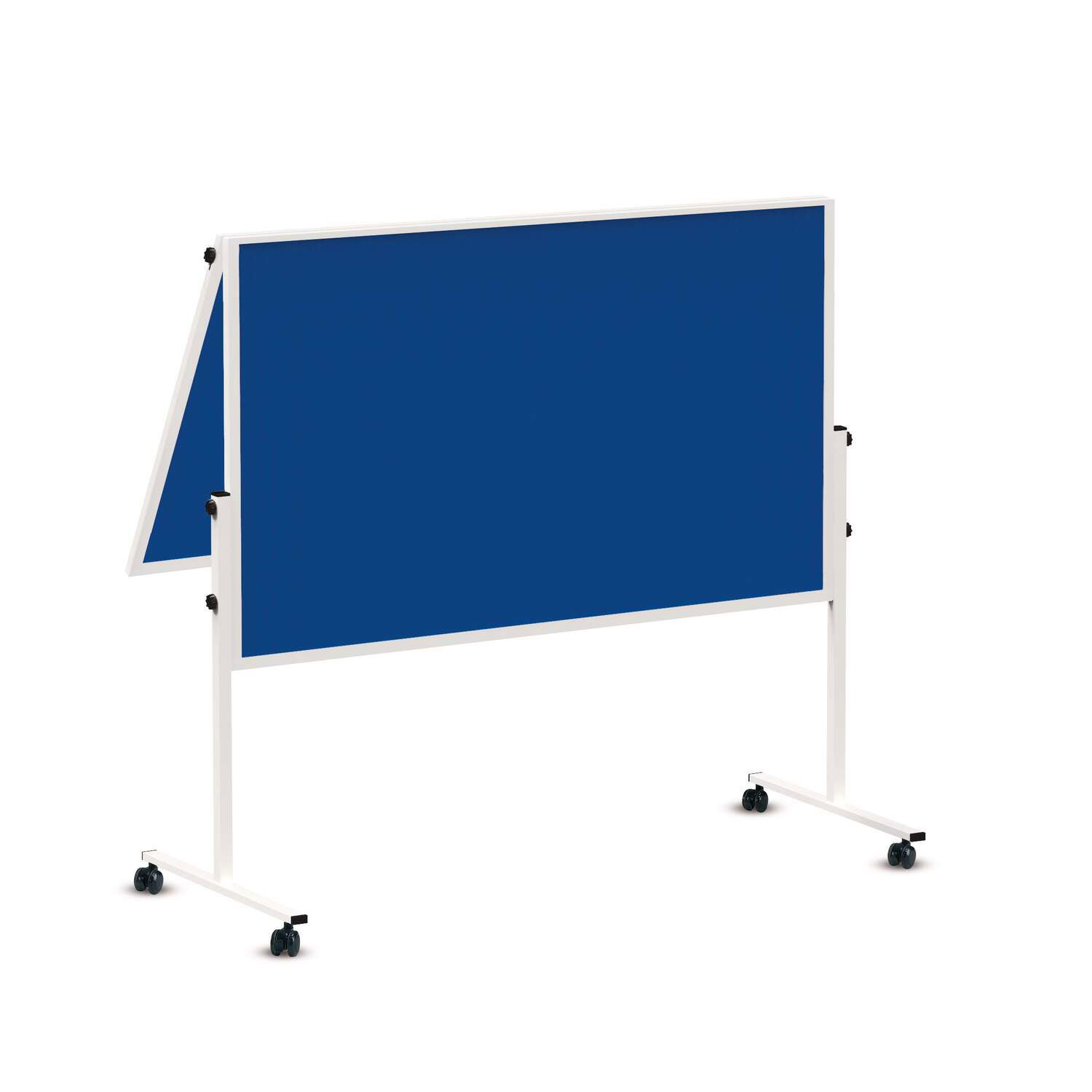 Moderationstafel MAULsolid klappb. Filz blau, 150x120cm