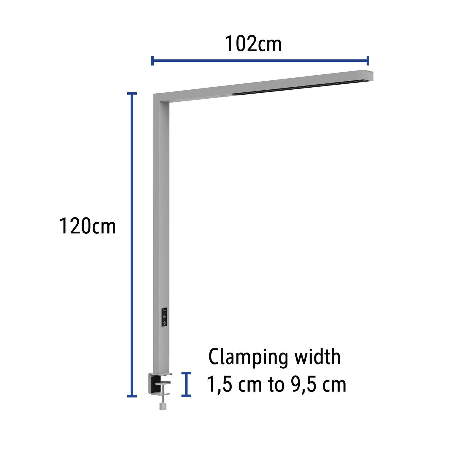 LED-Tischaufbau L. MAULsirius Beweg.-/Lichtsensor col. var.