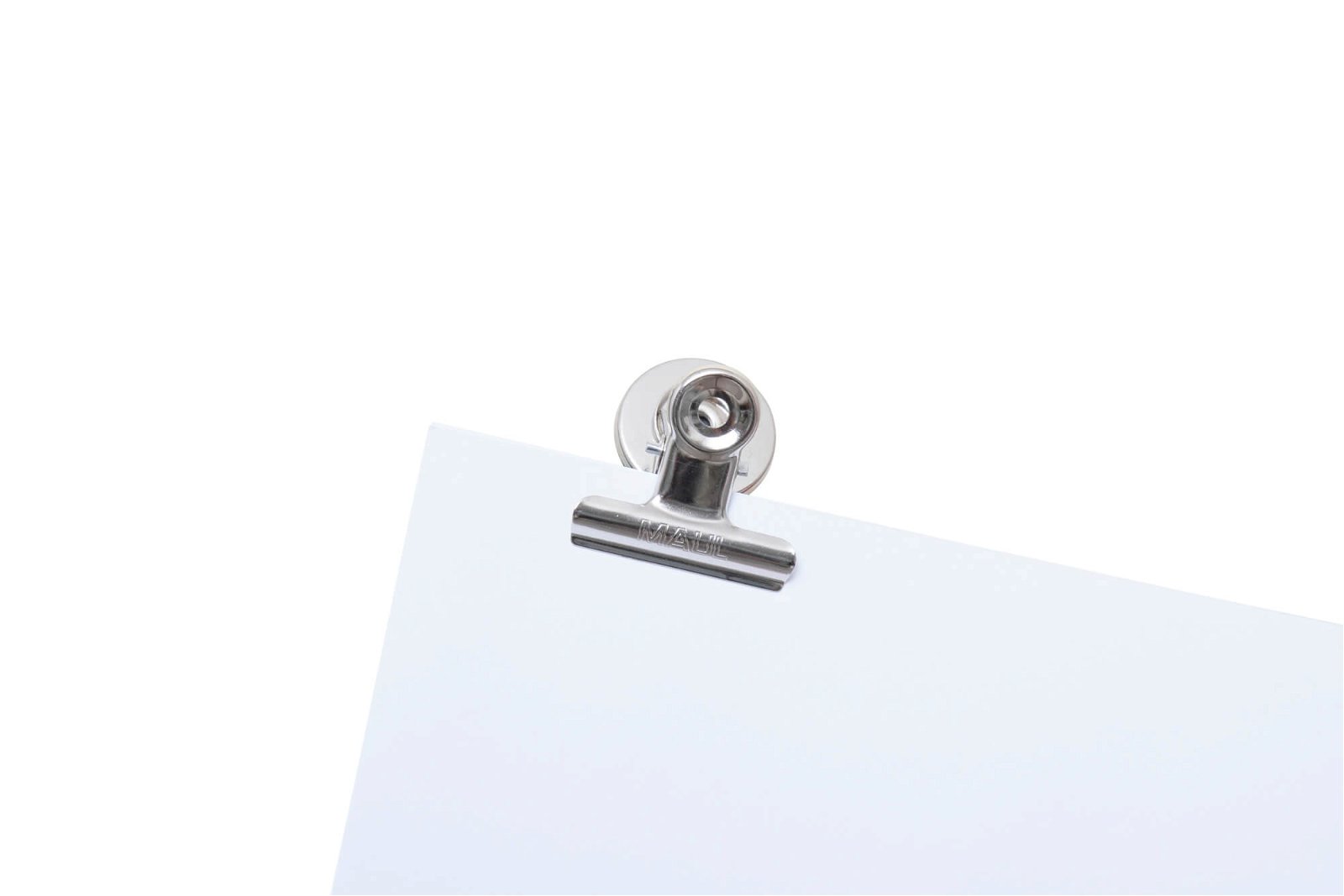Brief-Klemmer mit Magnet, Breite 40 mm, 2 St./Set, hellsilber