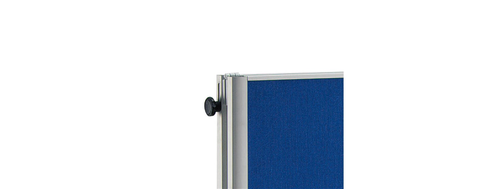 Moderationstafel MAULpro klappb. Textil blau, 150x120cm, grau