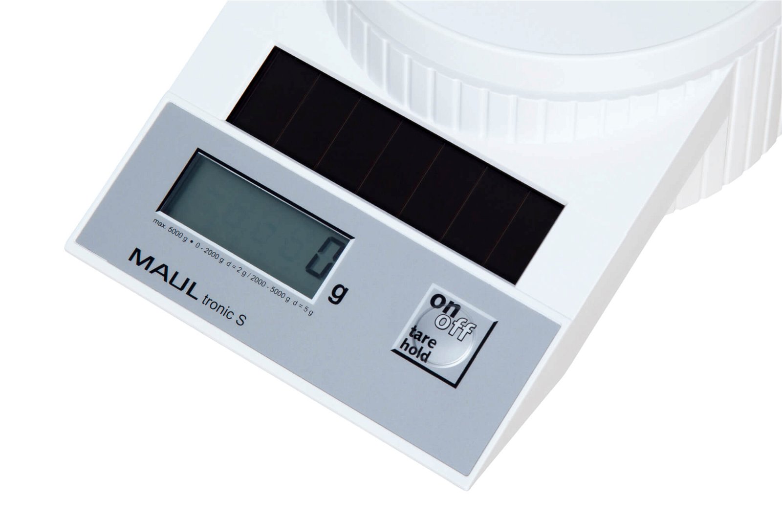 Solar-Briefwaage MAULtronic S, 5000 g, weiß