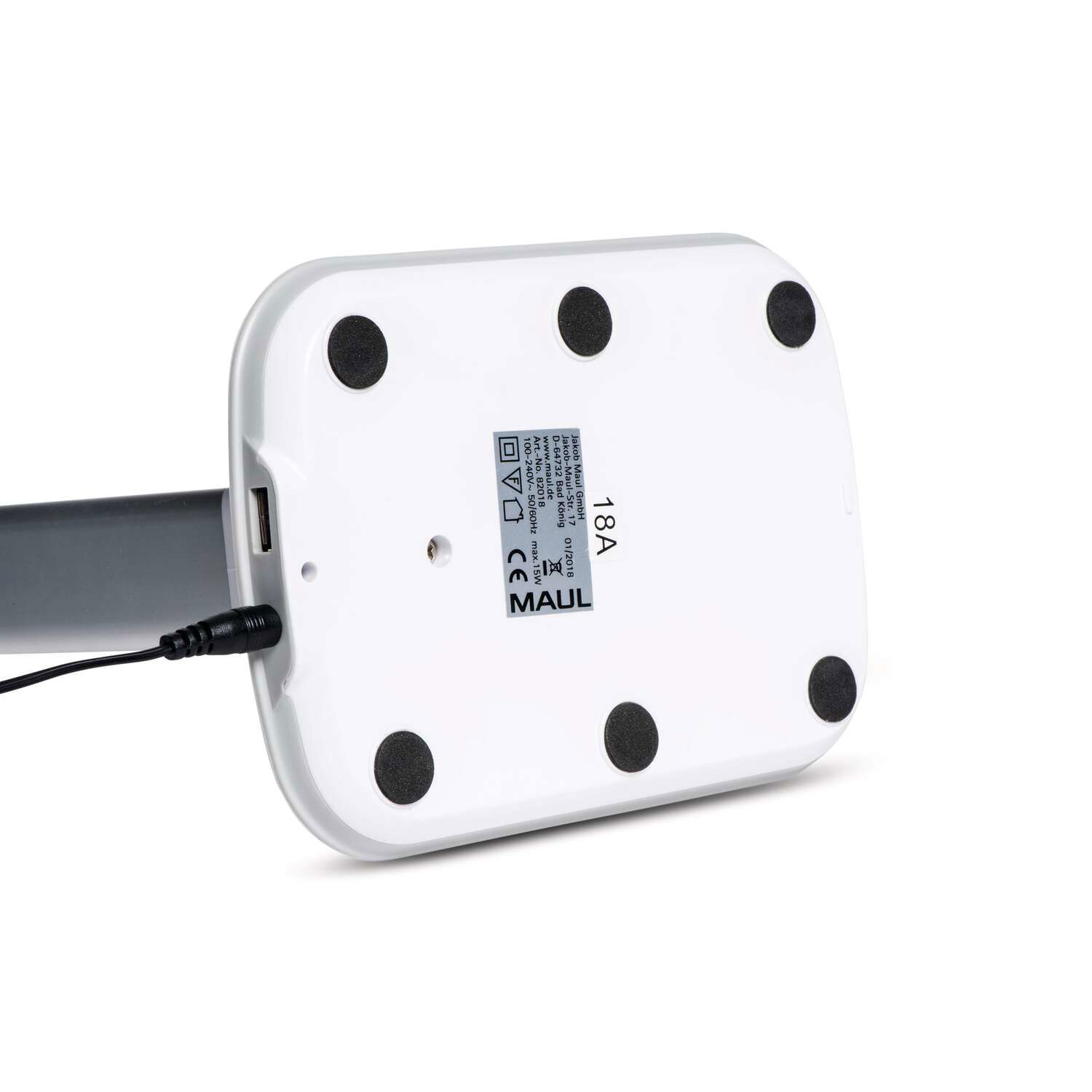 LED-Tischleuchte MAULjazzy, dimmbar, USB-Port