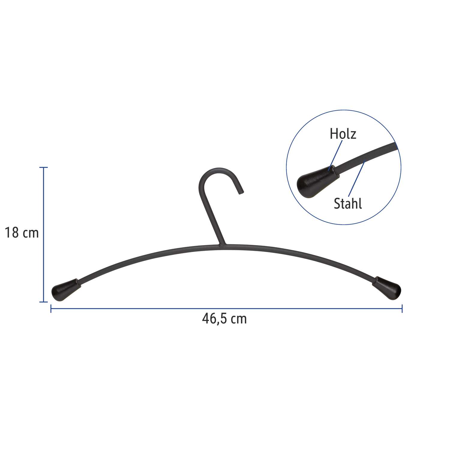 Kleiderbügel Metall, 5 St./Pack