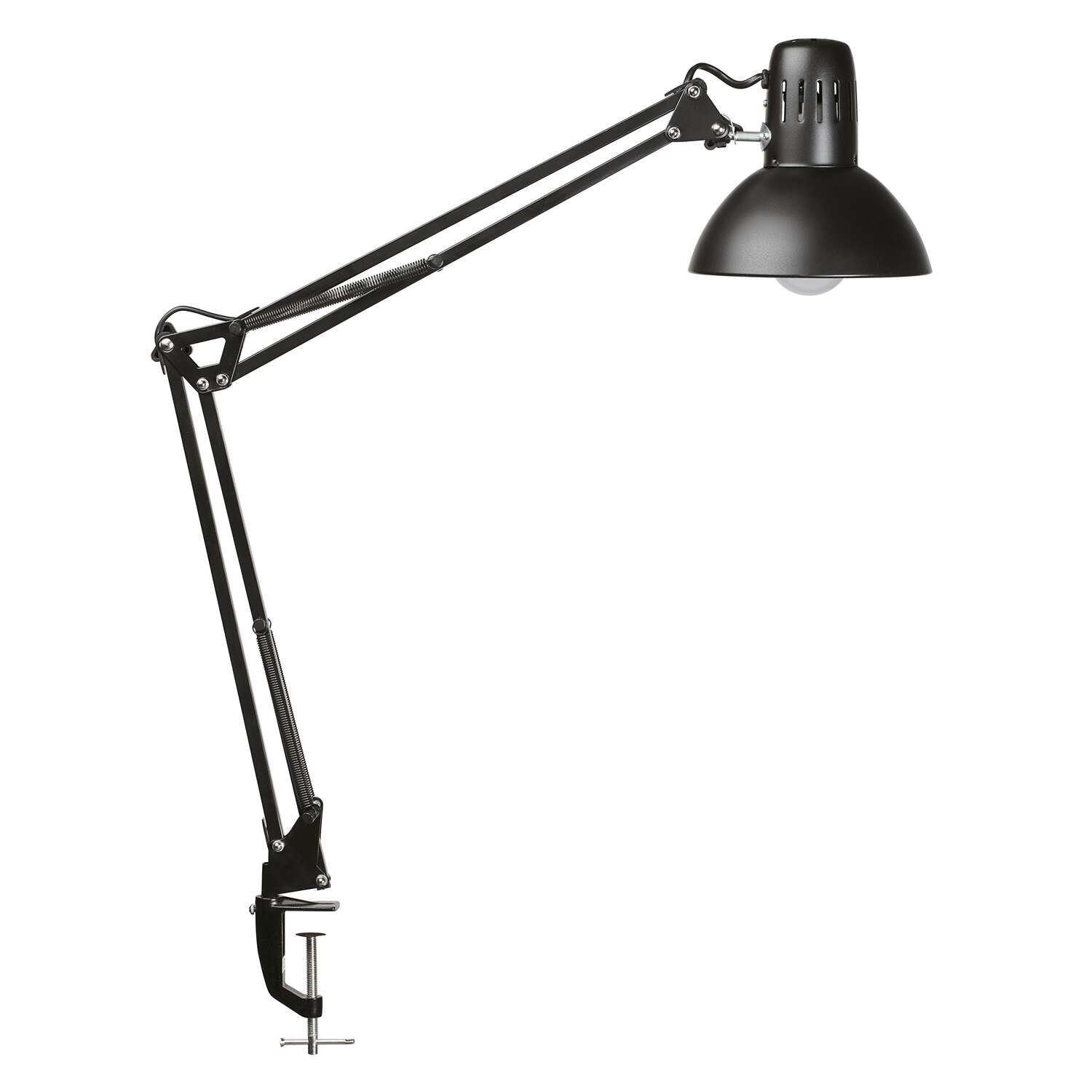 Lampe de bureau LED MAULstudy, pince, ampoule E27 incl.