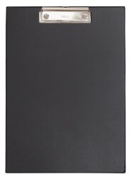 A4 Schreibplatte mit Folien- überzug, schwarz