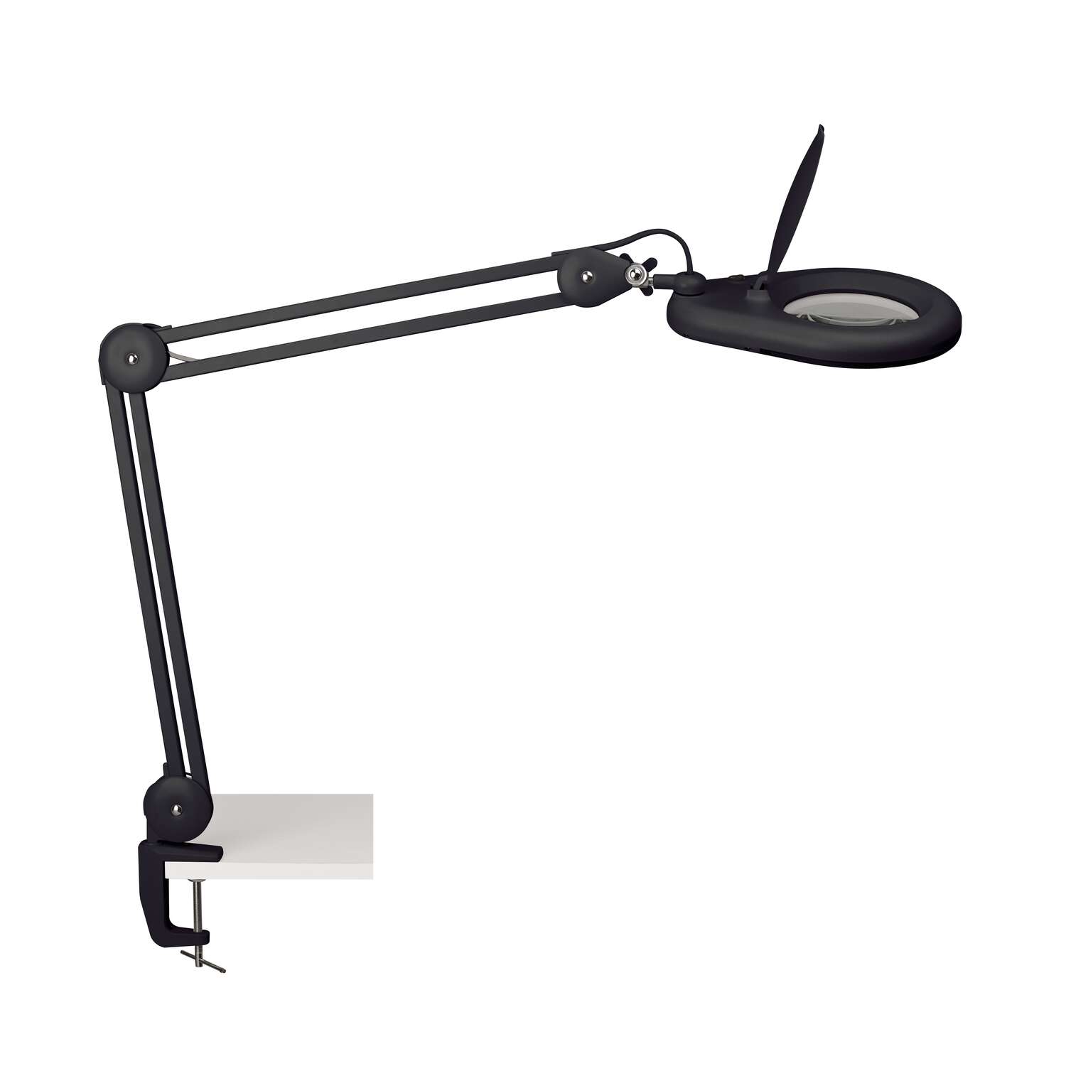 Loeplamp LED MAULviso, met tafelklem