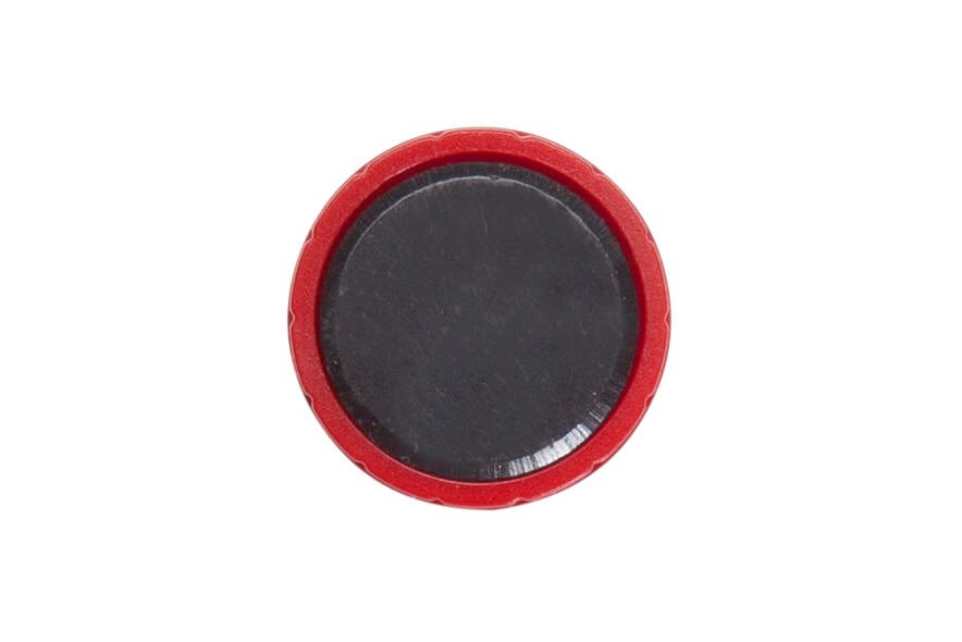Magnet MAULsolid Ø 24 mm, 0,6 kg Haftkraft, 10 St./Ktn., rot