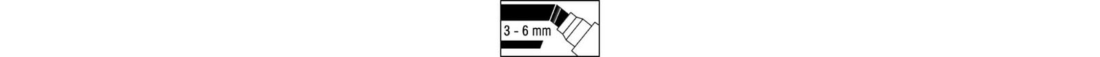Flipchart-Marker-Set XXL, Keilspitze, 4 St./Set, farbig sortiert
