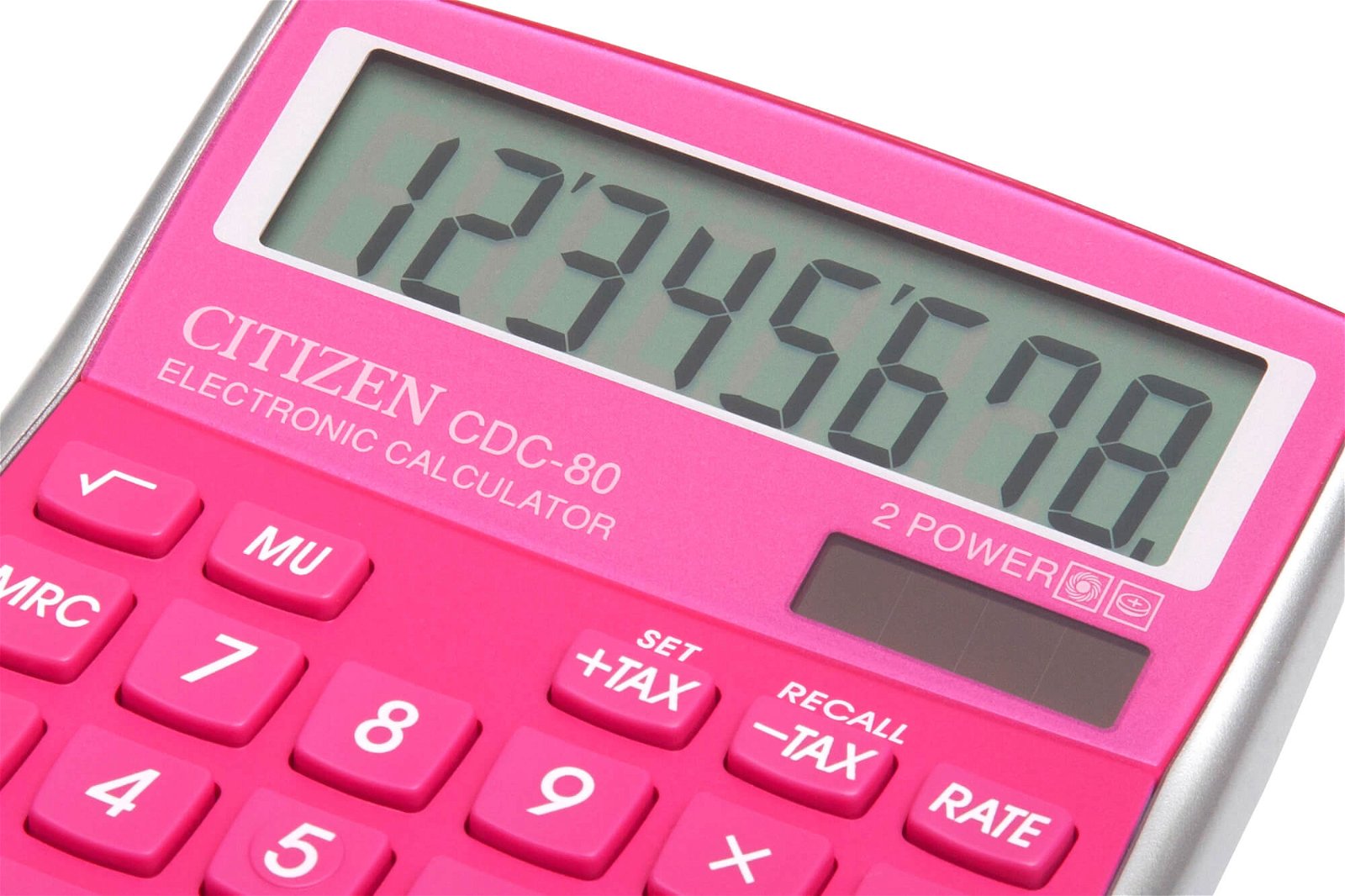 Tischrechner CDC 80PKWB, pink