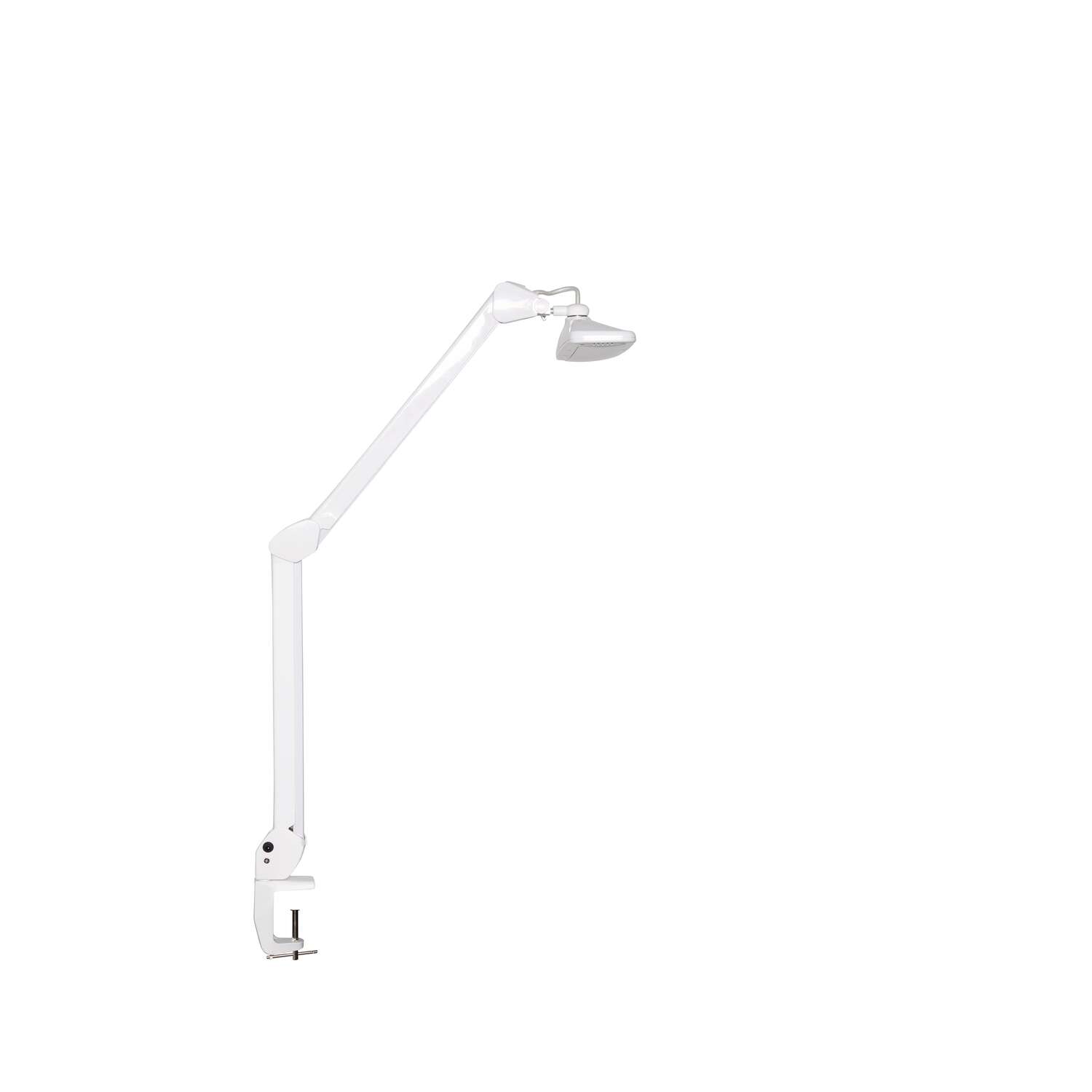 Werkpleklamp LED MAULwork, dimbaar, met tafelklem