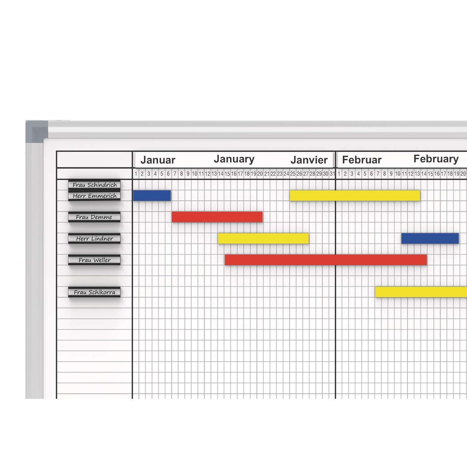 Yearly planner MAULstandard 14 months, 100x150 cm