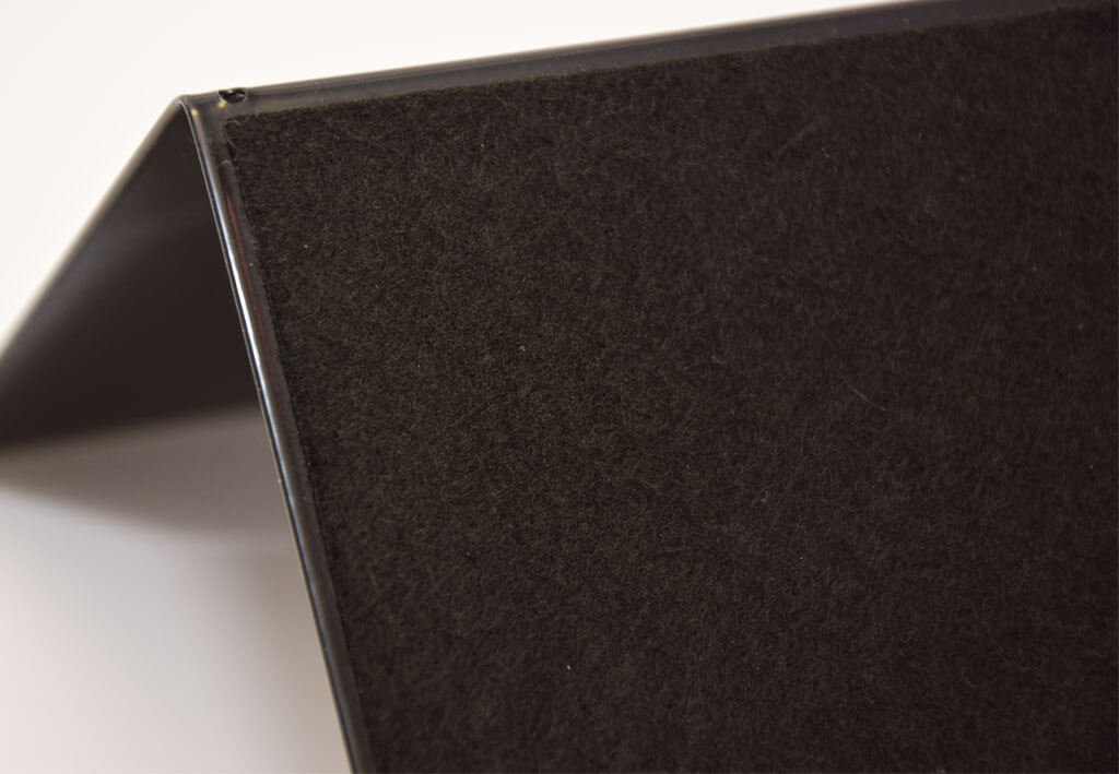 Buchstützen mit Oberflächen- schutz, 14 x 12 x 14 cm, schwarz
