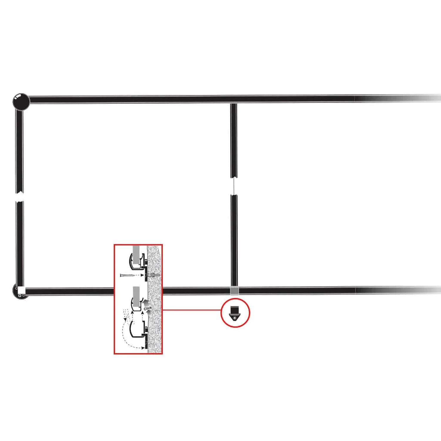 Wandklammer für Endlos-Boards