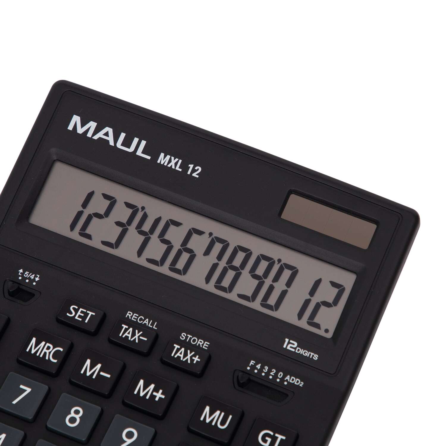 MAUL Desktop Calculator MXL 12 Solar Battery 1-line, 12 digits black