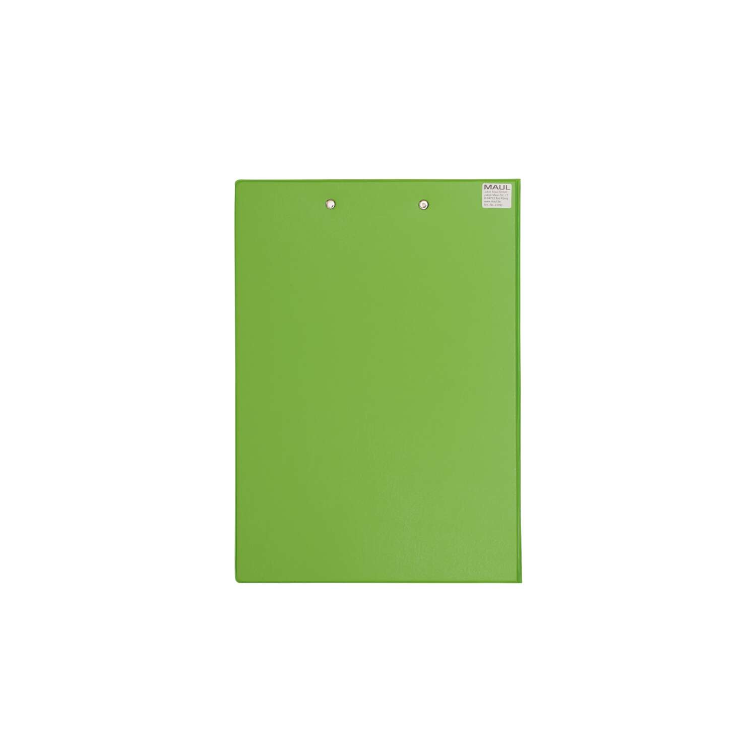 A4 clipboard folder with plastic coating