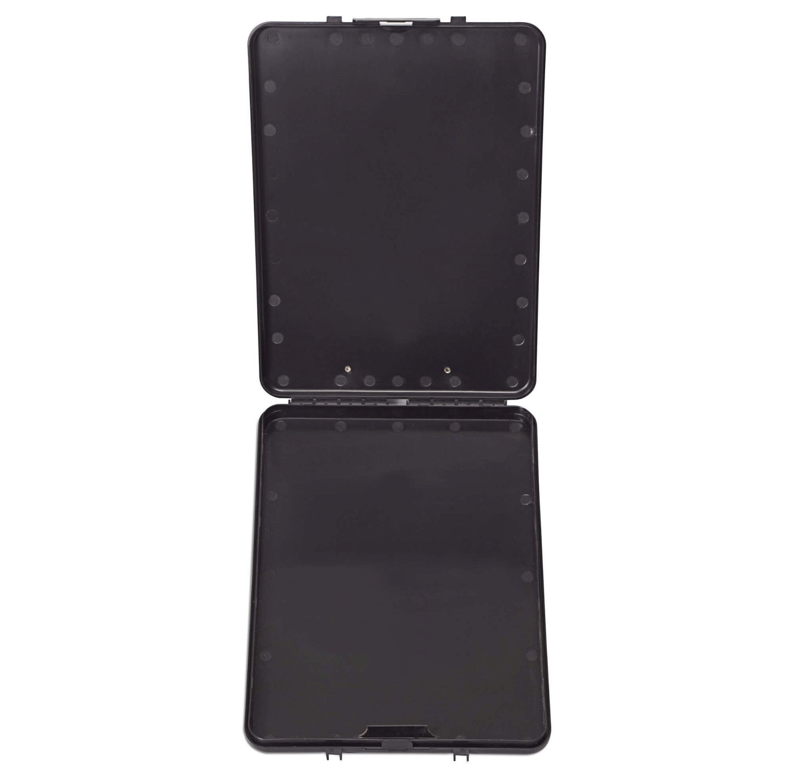 Schreibplatte A4 Kunststoff mit Aufbewahrungsfach, schmal, schwarz