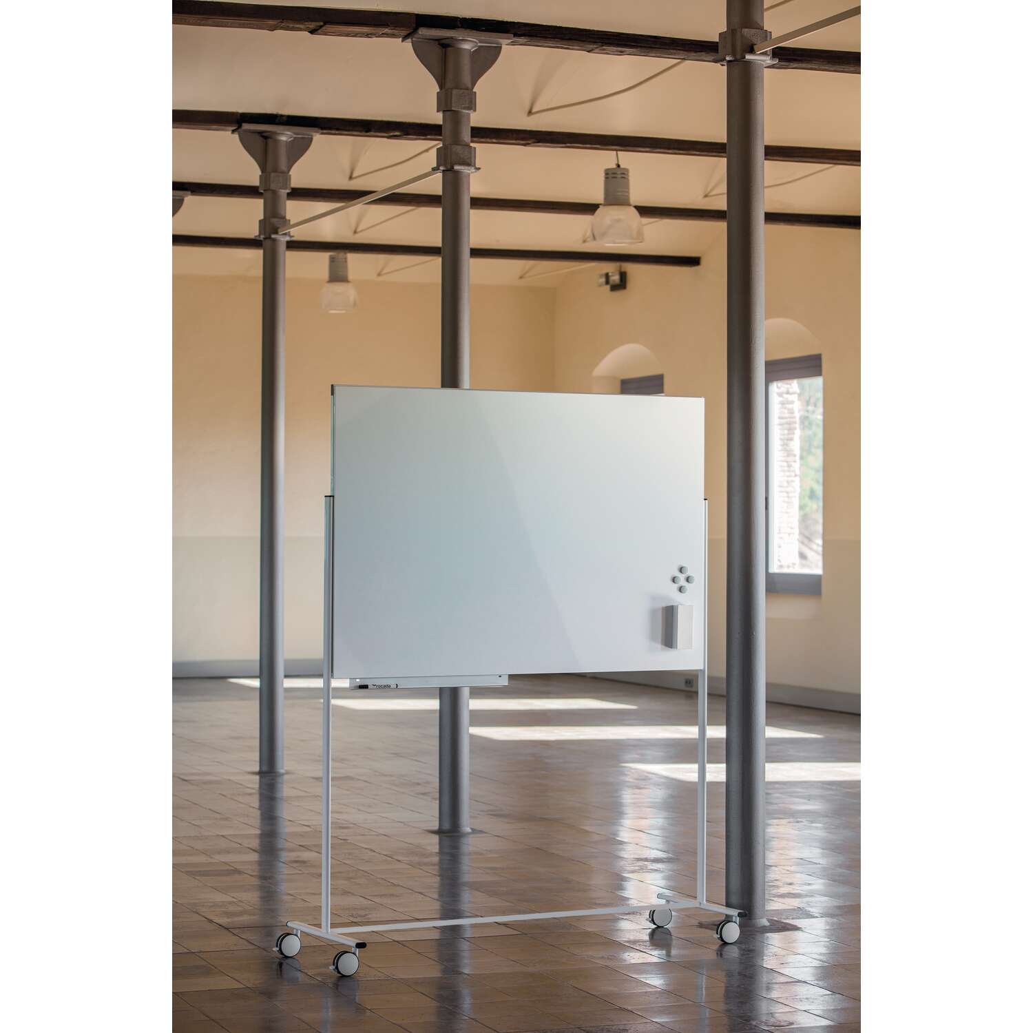 Rocada Whiteboard-Ständer SKIN SUPPORT 55 x 156 x 187 cm weiß