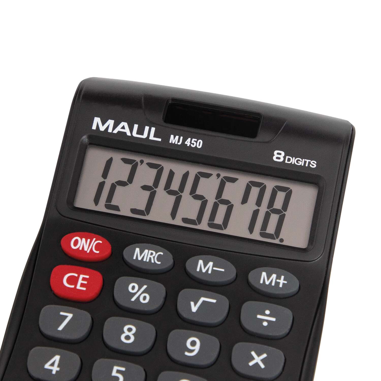 MAUL Desktop Calculator MJ 450 Solar Battery 1-line, 8 digits black