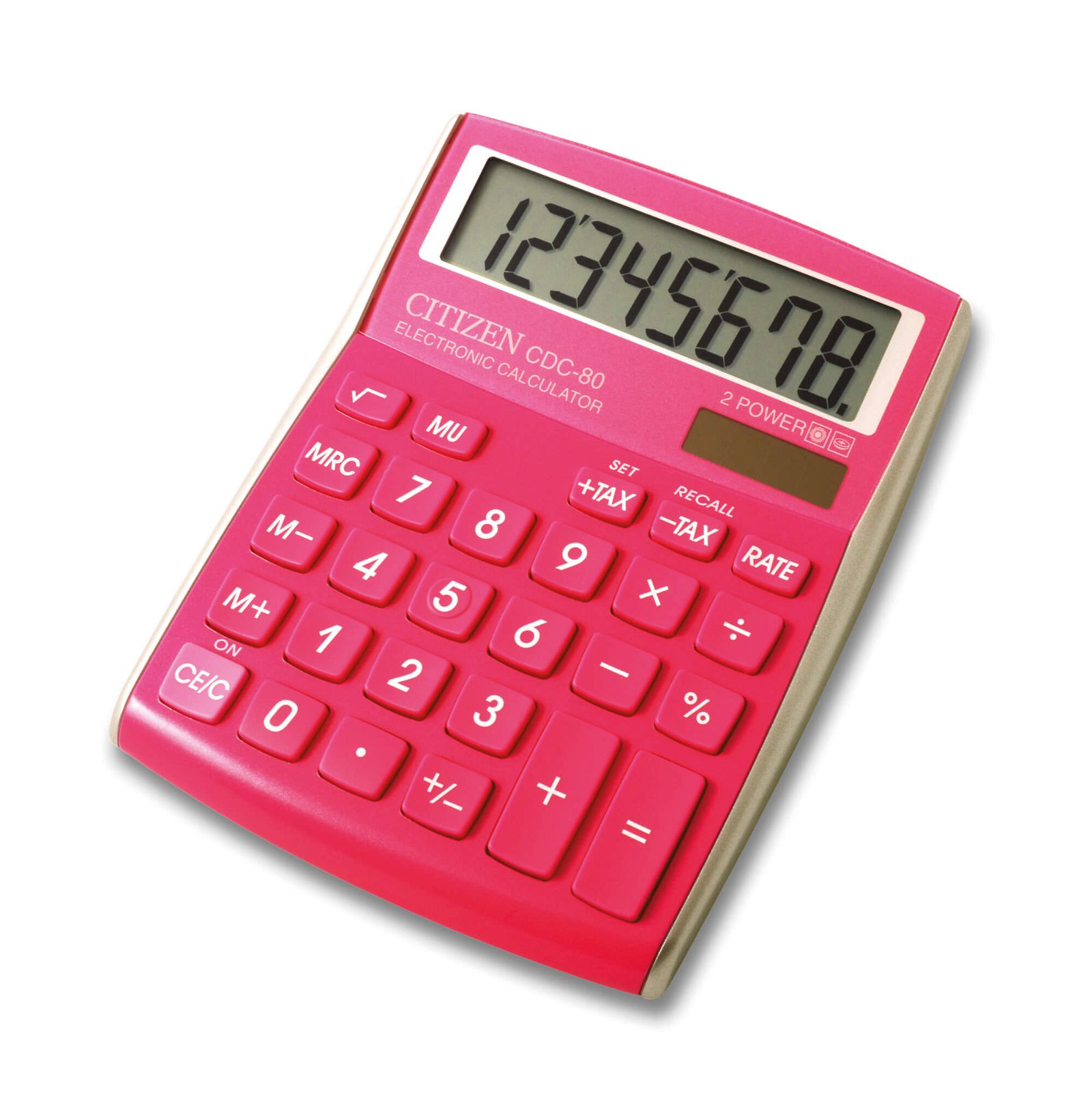 Tischrechner CDC 80PKWB, pink