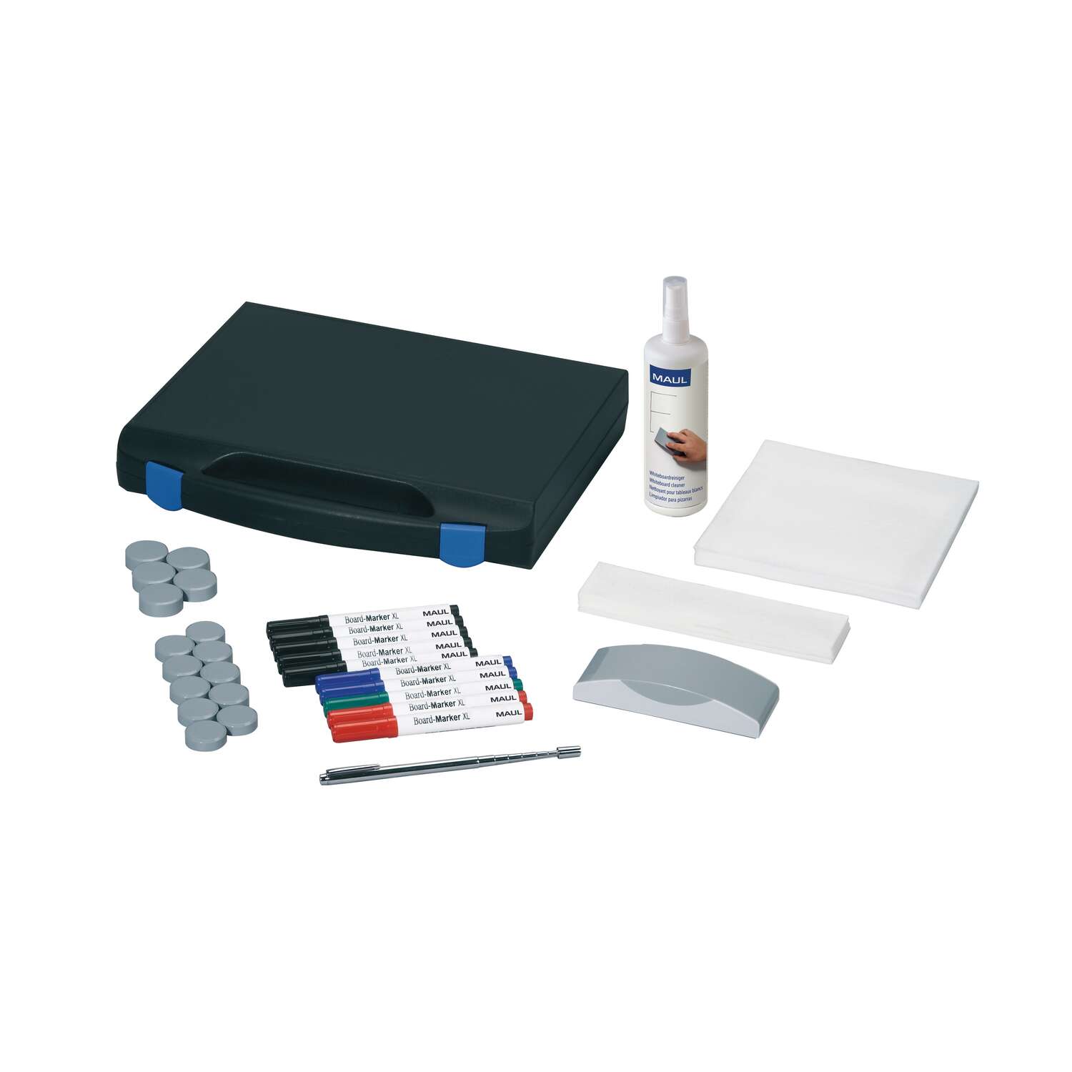 Whiteboard Zubehör-Set, Kunststoffkoffer