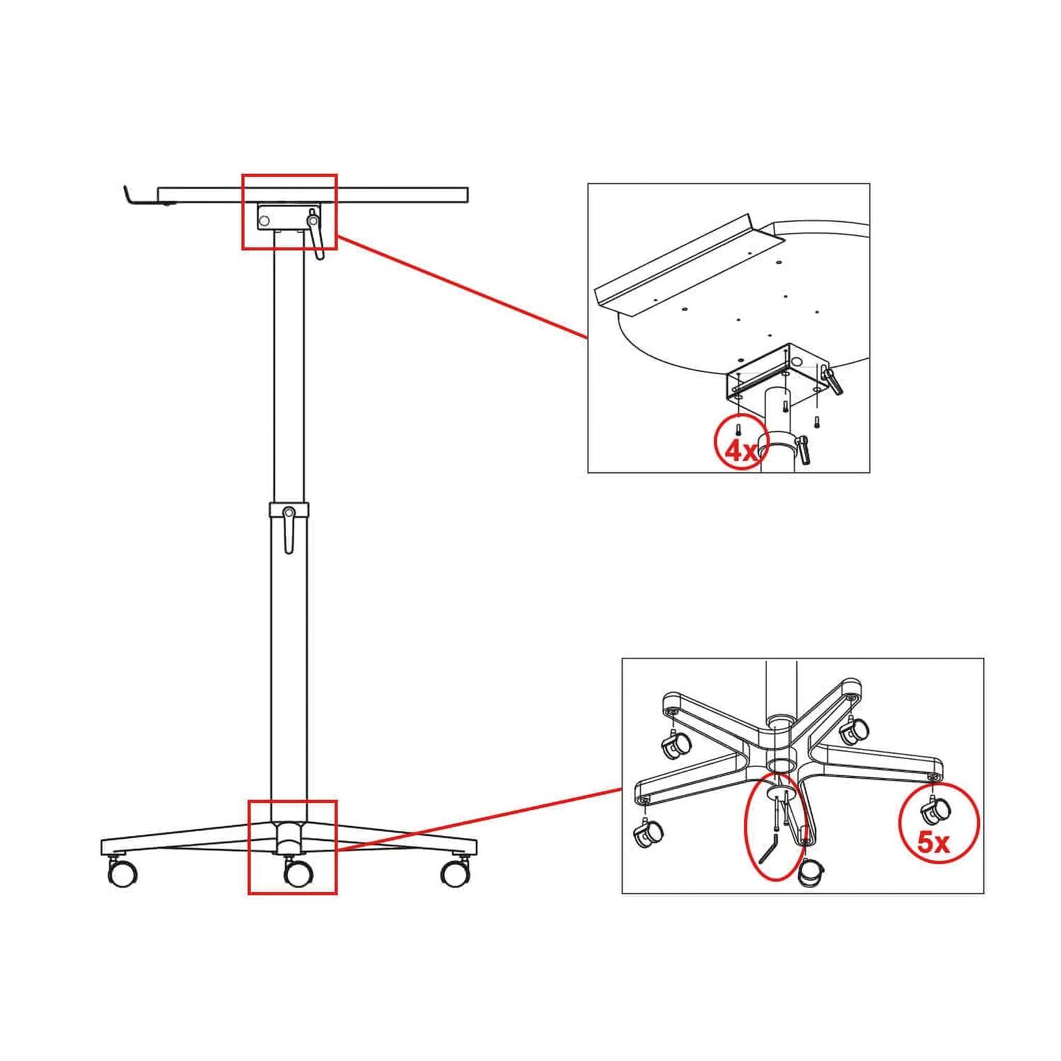 Verpakkingszak voor ergonomische lessenaar