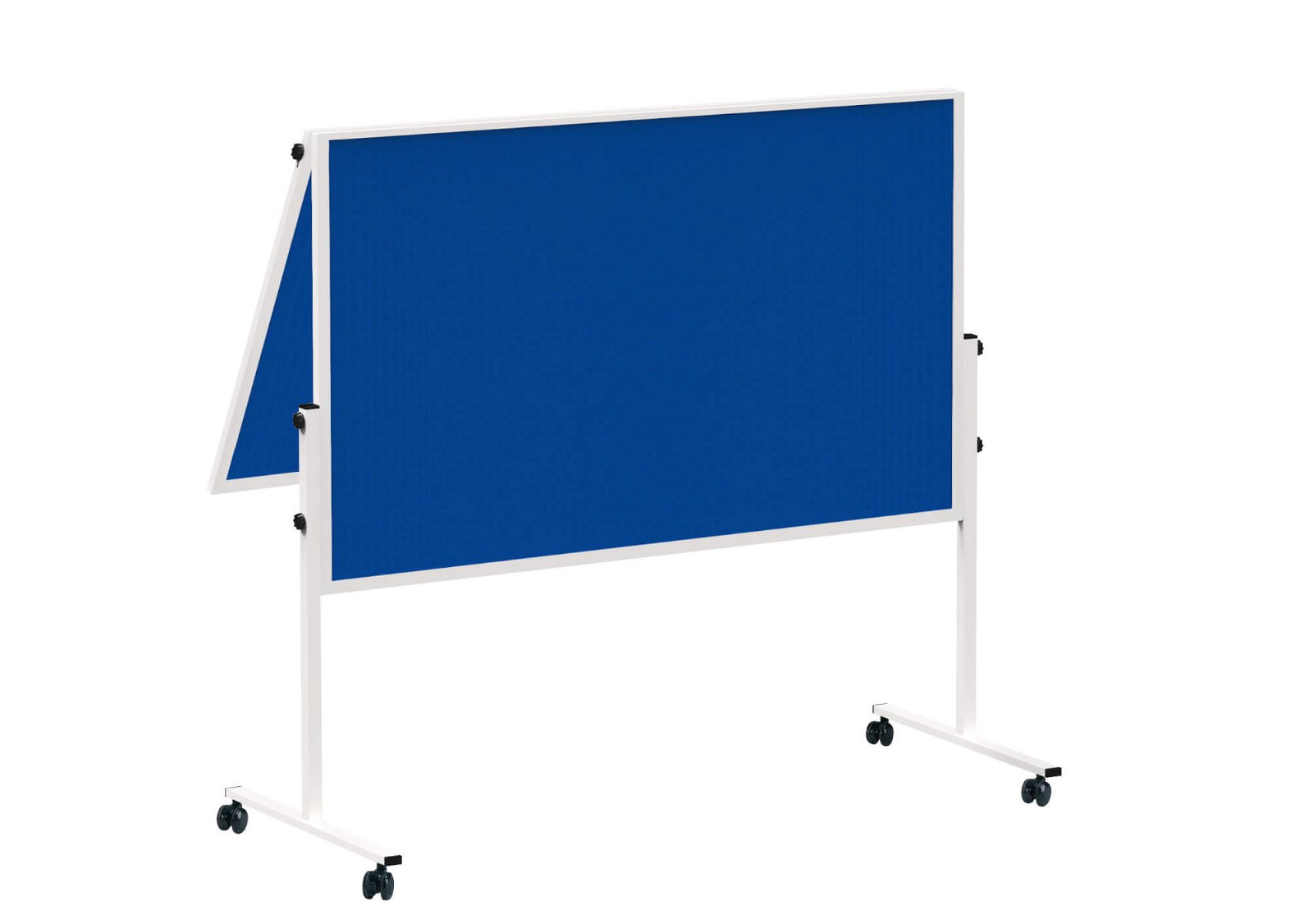 Moderationstafel MAULsolid klappb. Filz blau, 150x120cm, grau
