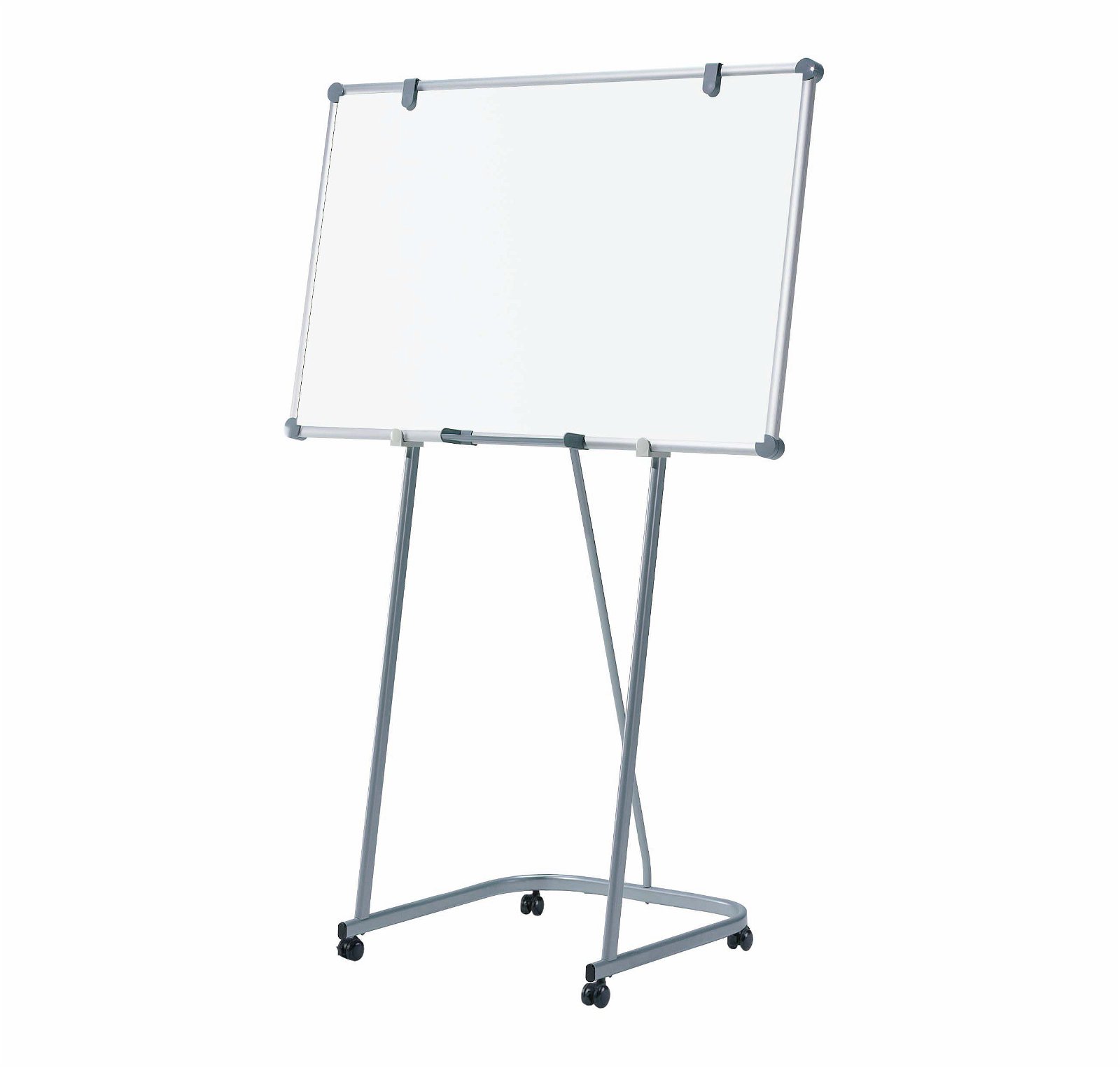 Mobiles Whiteboard 2000 MAULpro, 120x75 cm, grau