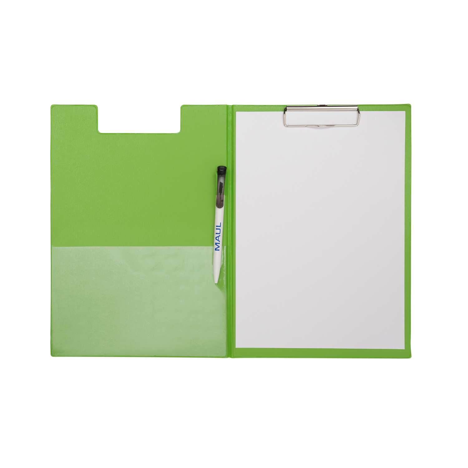 A4 clipboard folder with plastic coating