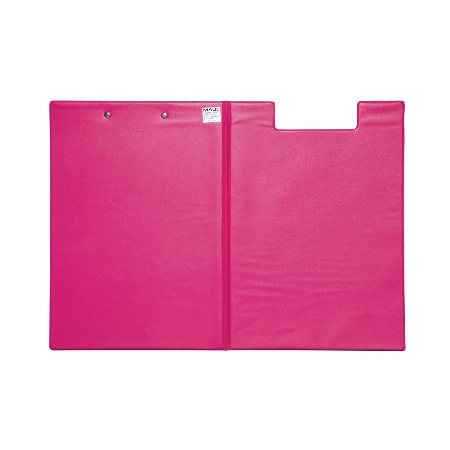 A4 clipboard folder with plastic coating