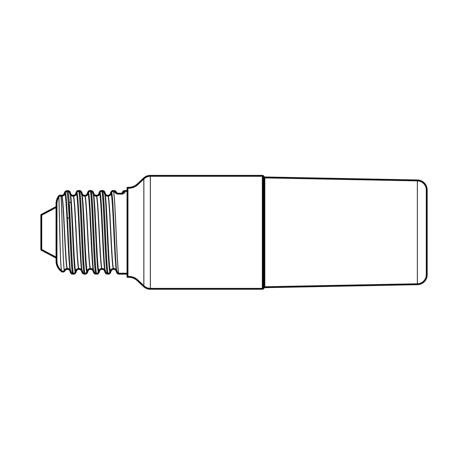 LED lamp, 8 W, fitting E27, 3000K