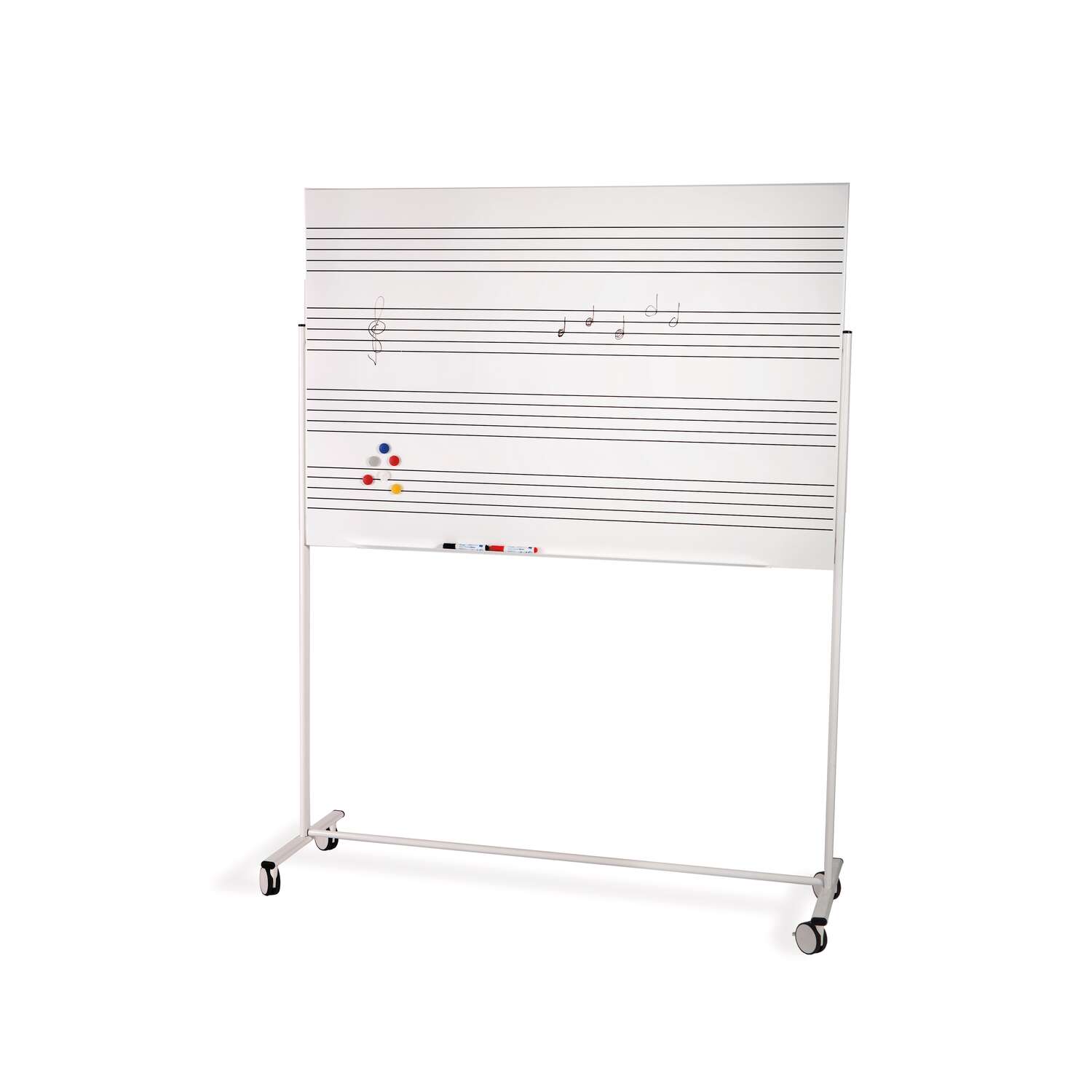 Rocada Whiteboard-Ständer SKIN SUPPORT 55 x 156 x 187 cm weiß