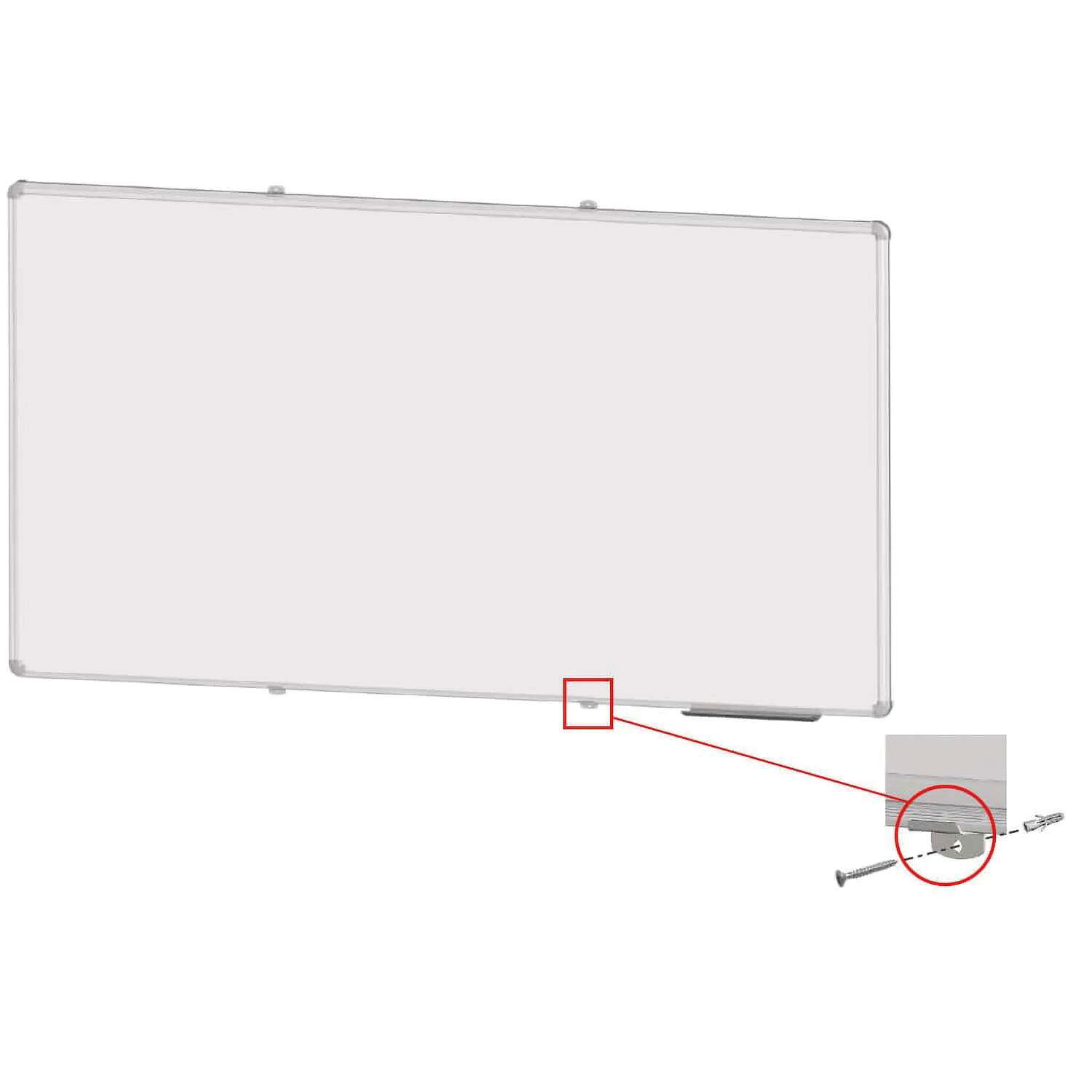 Wandklammer für Whiteboards MAULoffice ab 90x180 cm