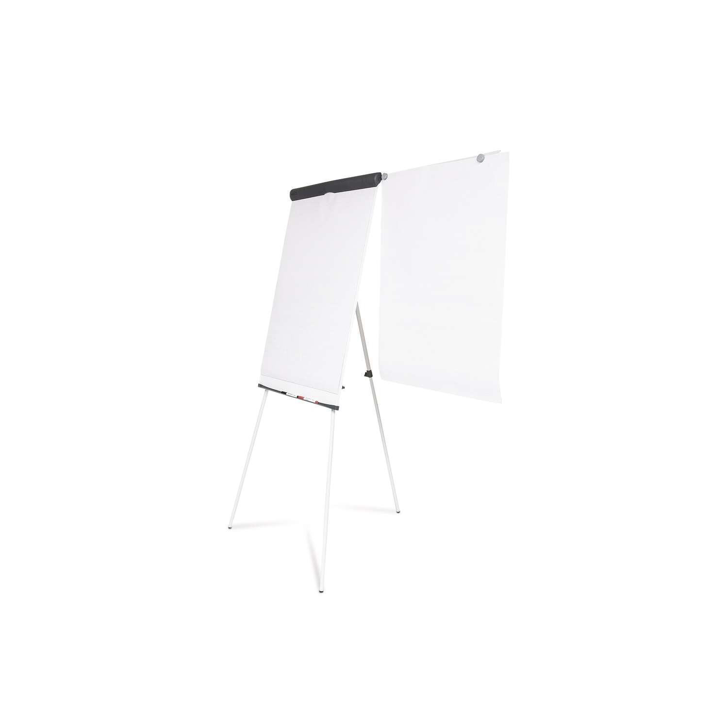 Flipchart MAULstandard, treppiede Plus, 2 clip fogli