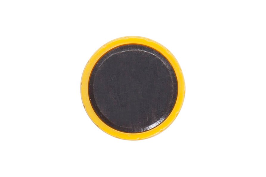 Magnet MAULsolid Ø 24 mm, 0,6 kg Haftkraft, 10 St./Ktn., gelb