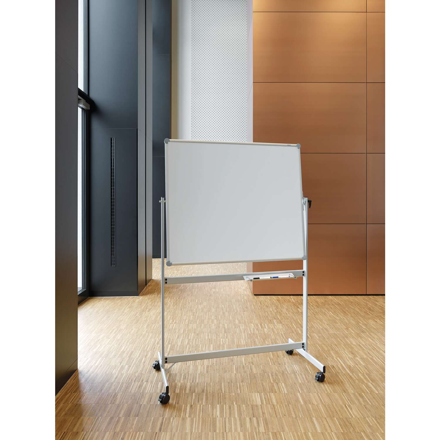 Verrijdbaar whitebord MAULpro, emaille, 100 x 150, kantelbaar