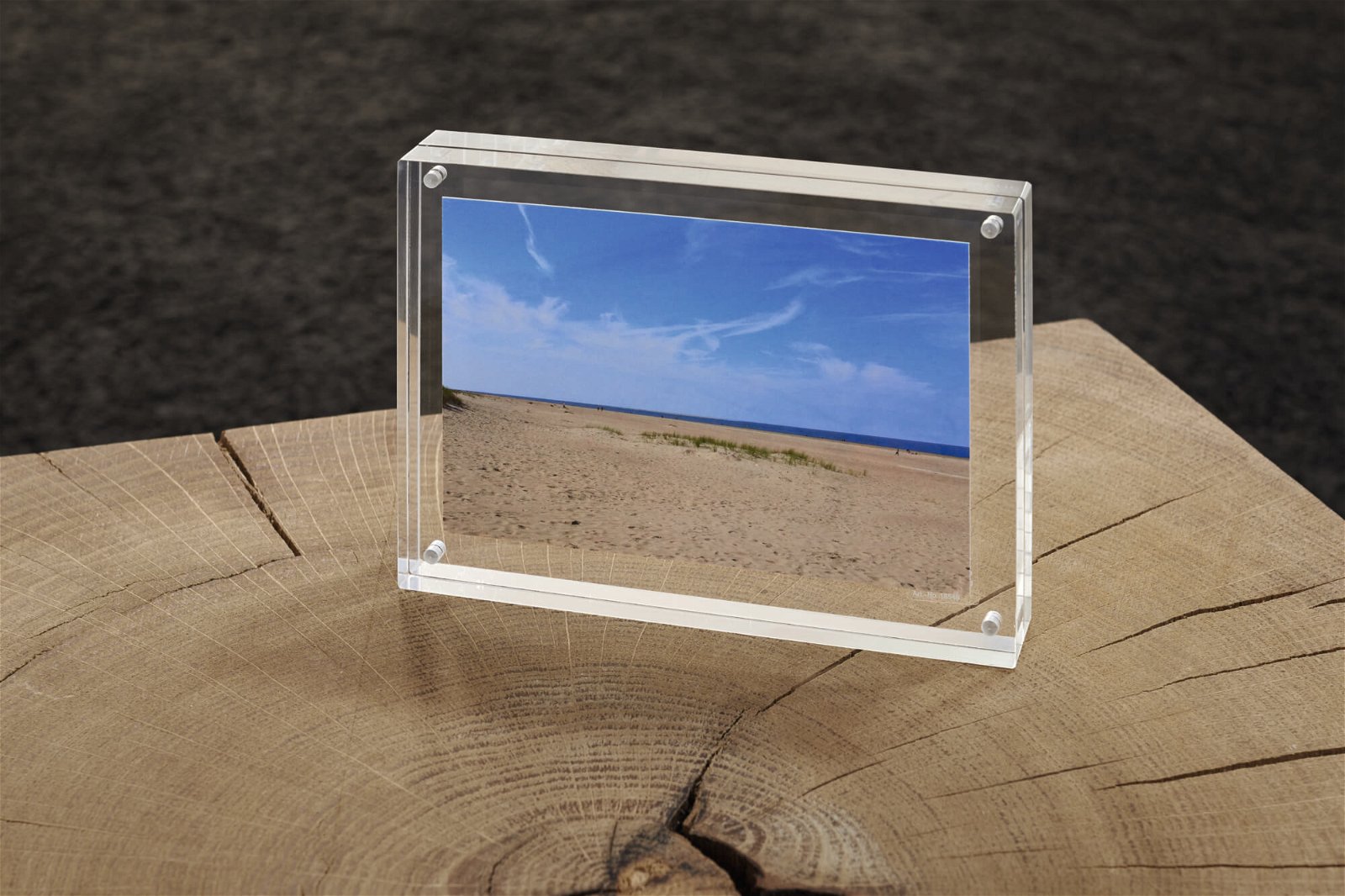 Acryl-Bilderhalter, 17,8 x 12,7 x 3 cm, glasklar