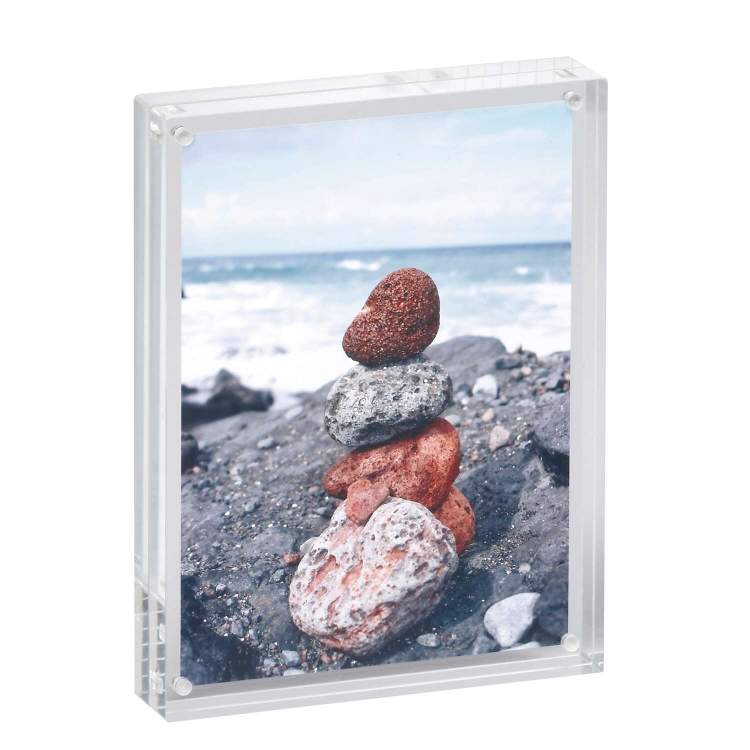 Acrylic photo frame MAULstyle, 15 x 11,5 x 2,4 cm