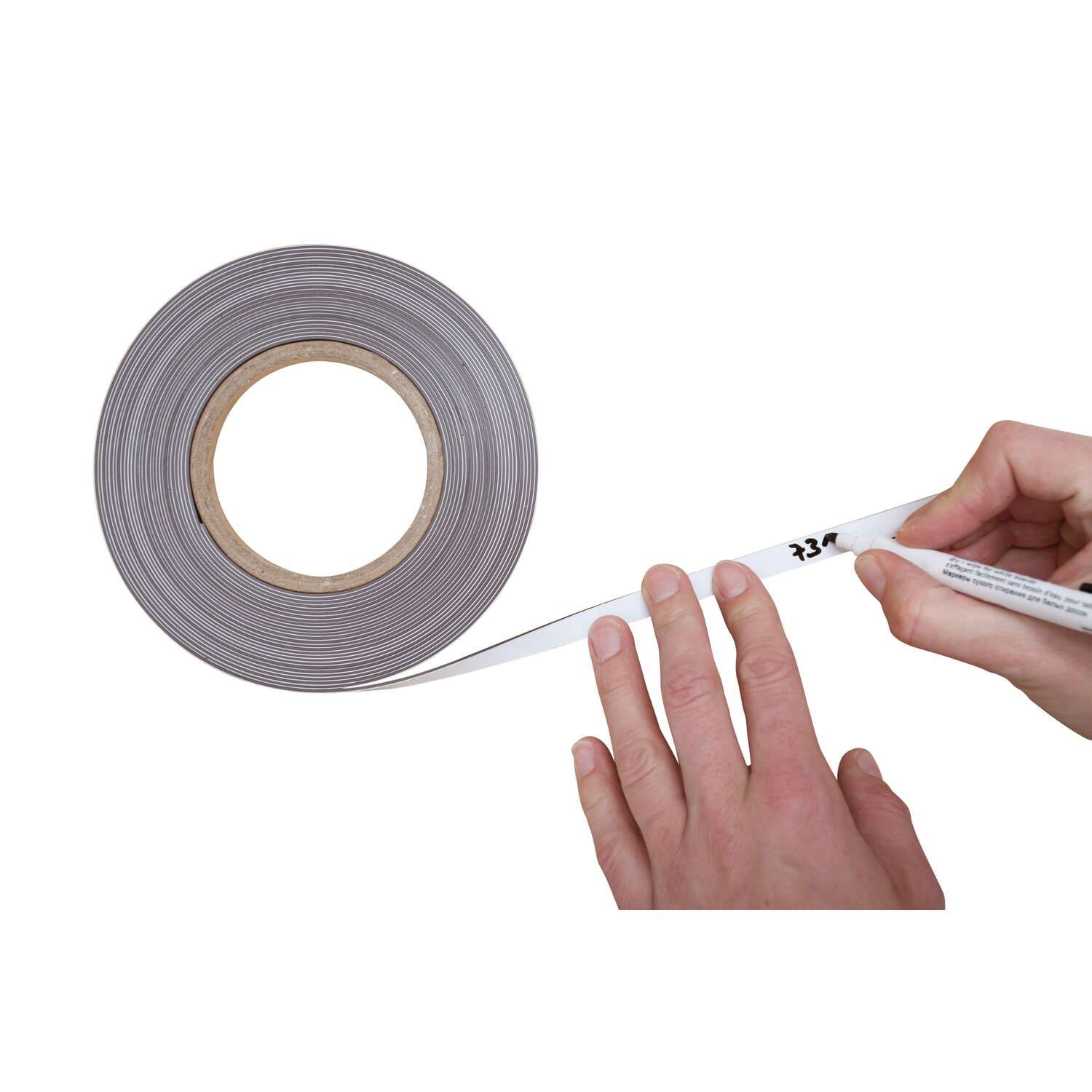 Kennzeichnungsband magnethaftend, 10 m x 10 mm x 1 mm