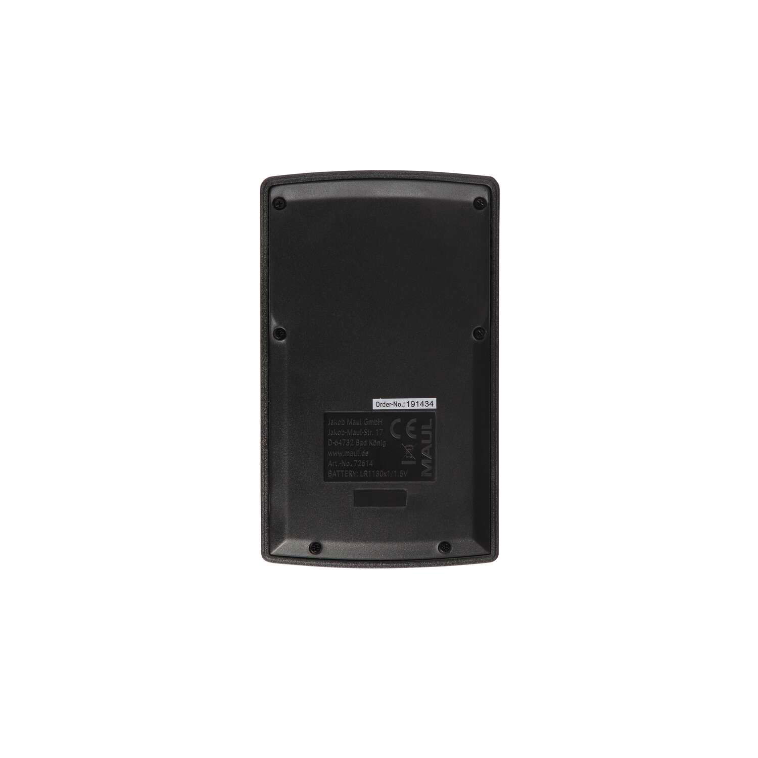 MAUL Taschenrechner M 12 Solar Batterie 1-zeilig, 12 Ziffern schwarz