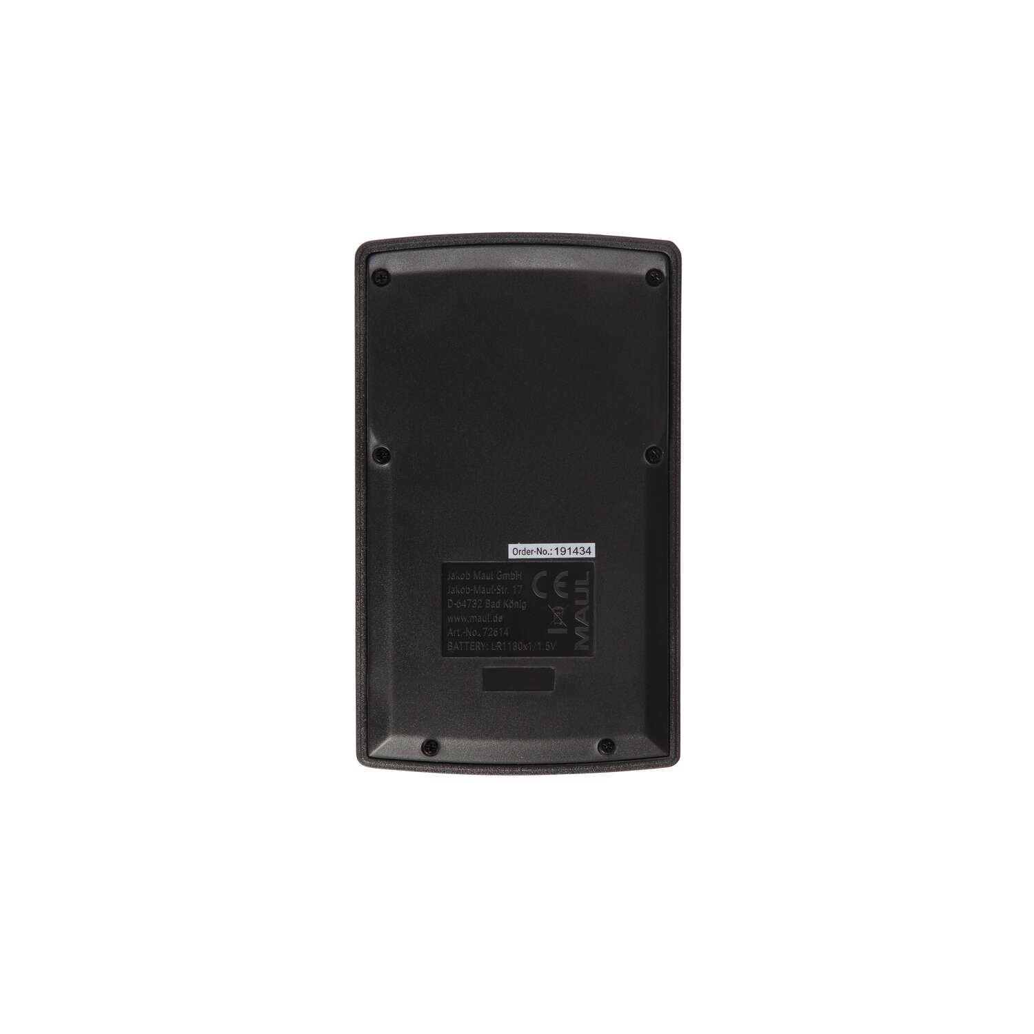 MAUL Calcolatrice M 12 Solare Batteria 1-linea, 12 cifre nero