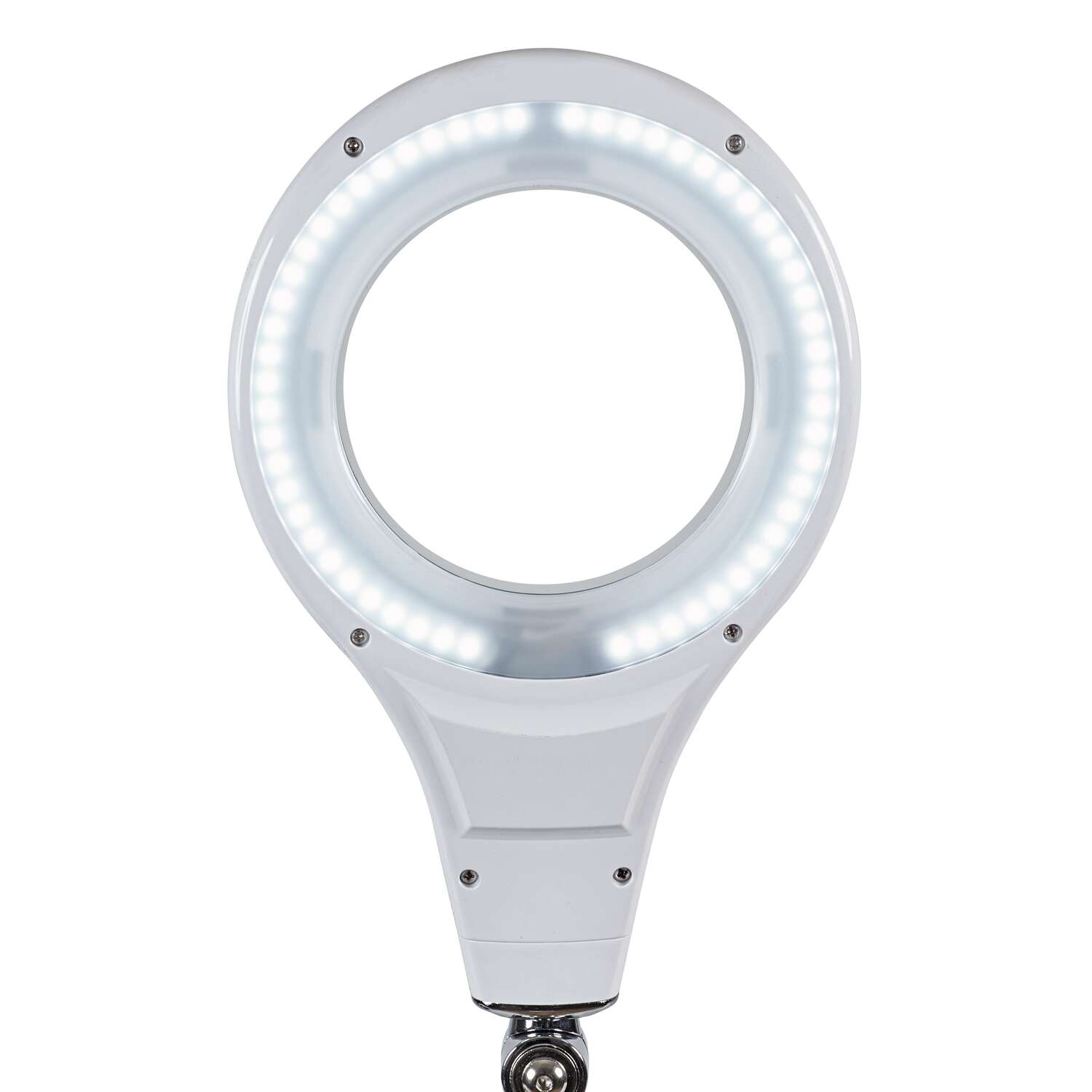 Loeplamp LED MAULmakro, met voet