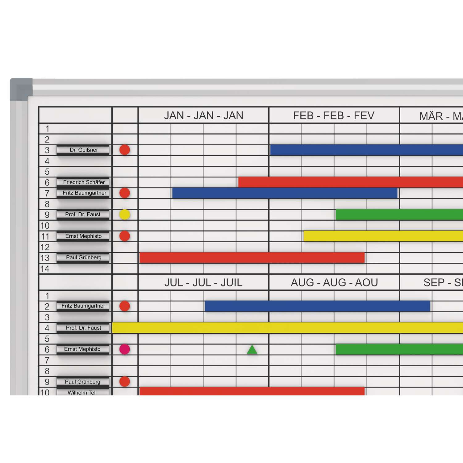 Monthly-/Yearly planner MAULstandard, 60x90 cm