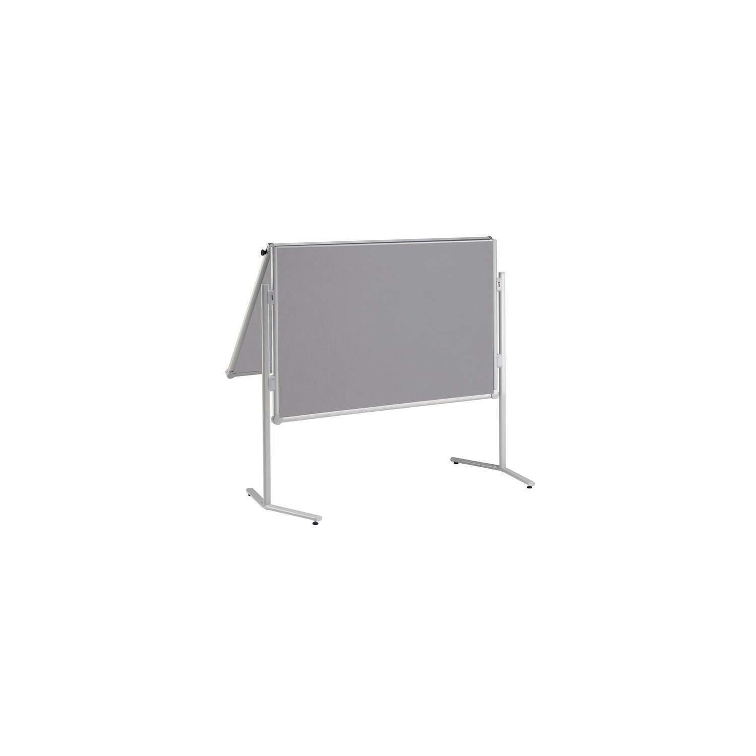 Moderationstafel MAULpro klappb. Textil grau, 150x120cm