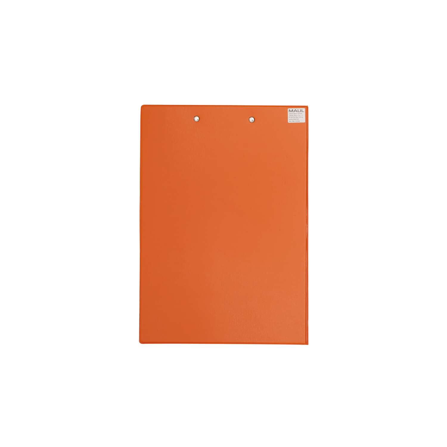 A4 clipboard folder with plastic coating