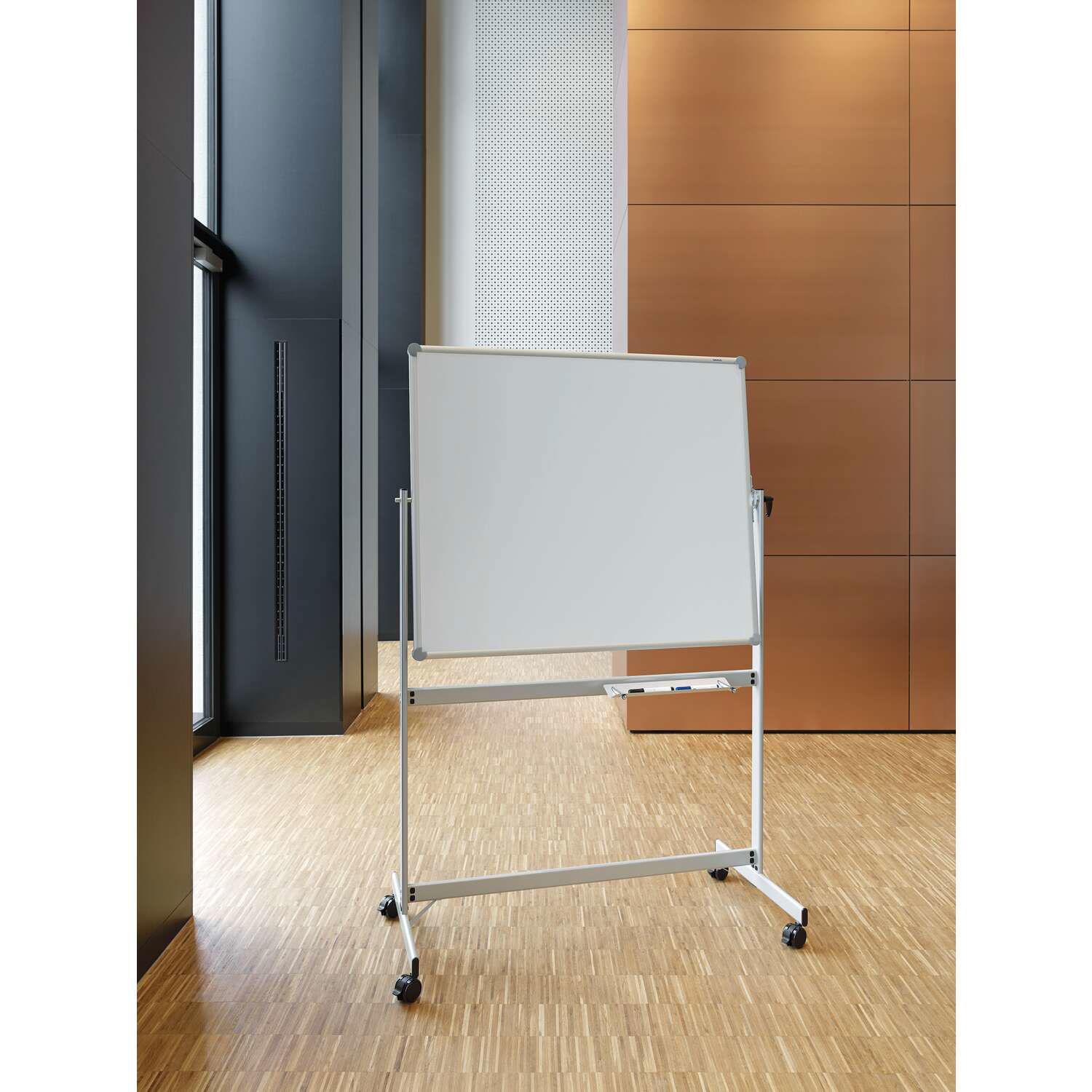 Mobiles Whiteboard MAULpro, drehbar, 100x150 cm