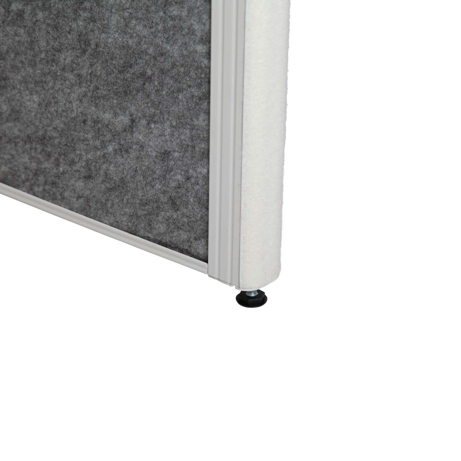 Partition wall MAULconnecto 2x light grey 1x whiteboard