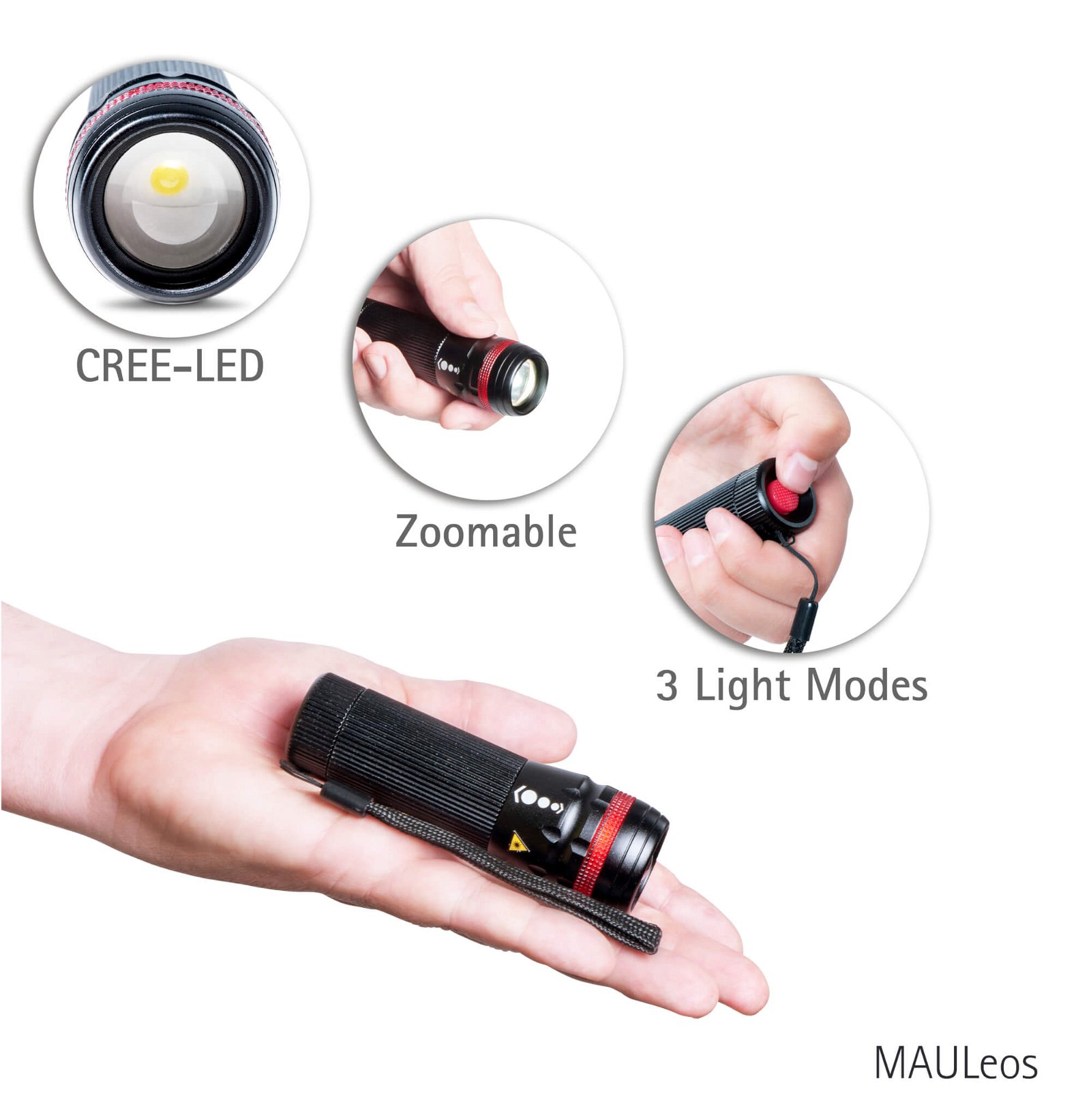 LED-Taschenlampe MAULeos Info