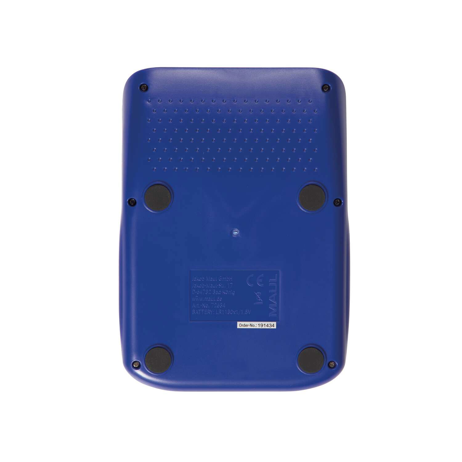 MAUL Tischrechner MJ 550 Solar Batterie 1-zeilig, 8 Ziffern hellblau
